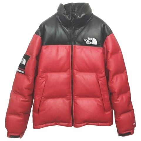 17AW Leather Nuptse Jacket ND917021